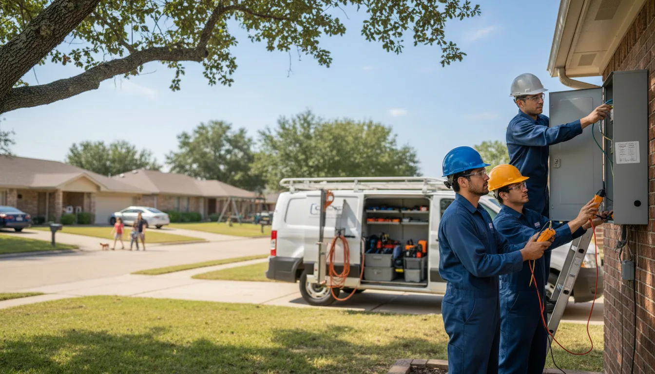 Certified electrician providing emergency electrical services in Saint Lawrence, SD
